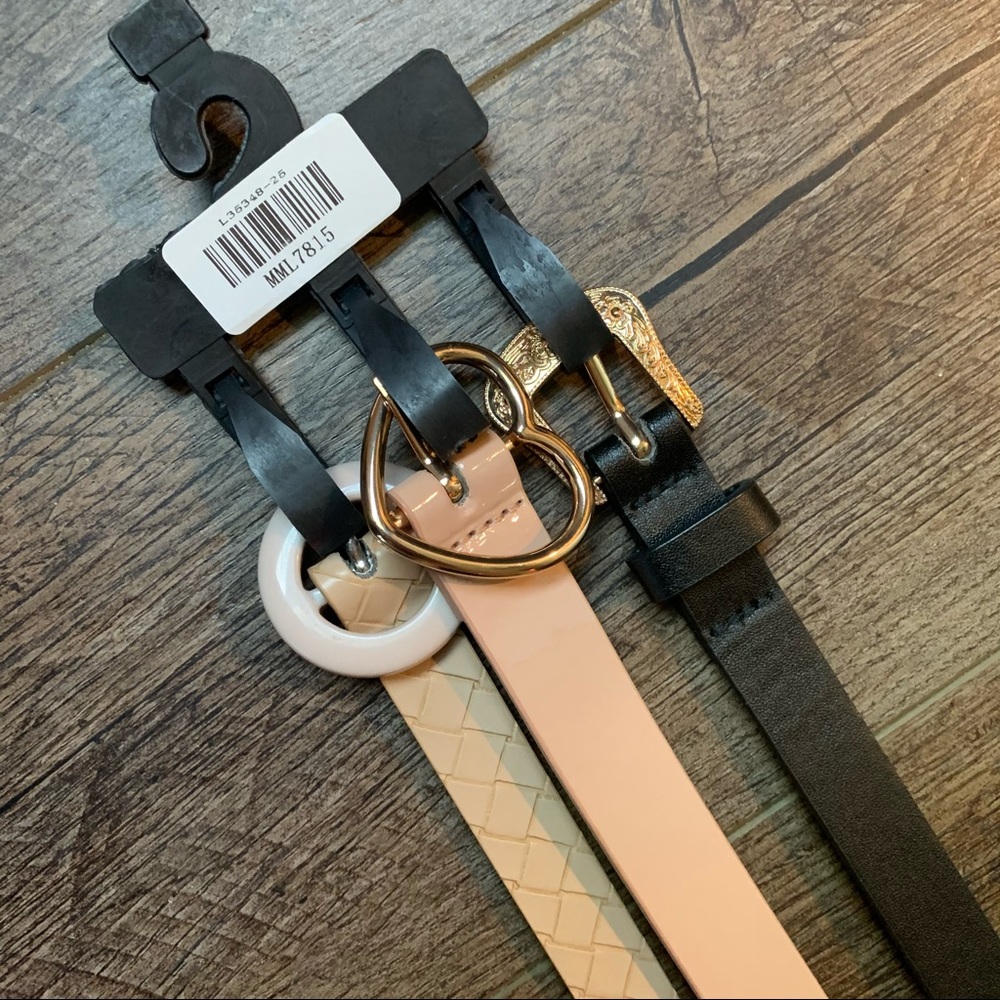 ✨Brand new✨ 3 pack belts
